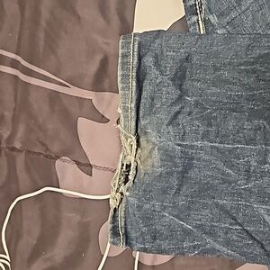 A pair of boot-cut Miss Me jeans